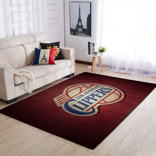 Los Angeles Clippers Living Room Area Rug