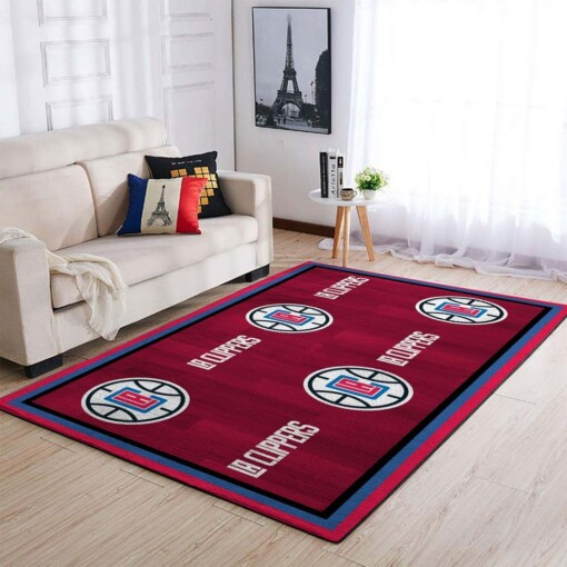 Los Angeles Clippers Living Room Area Rug