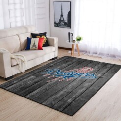 Los Angeles Dodgers Living Room Area Rug