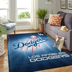 Los Angeles Dodgers Living Room Area Rug