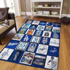 Los Angeles Dodgers Living Room Area Rug