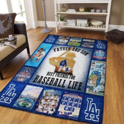 Los Angeles Dodgers Living Room Area Rug