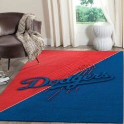 Los Angeles Dodgers Living Room Area Rug