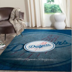 Los Angeles Dodgers Living Room Area Rug