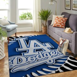 Los Angeles Dodgers Living Room Area Rug