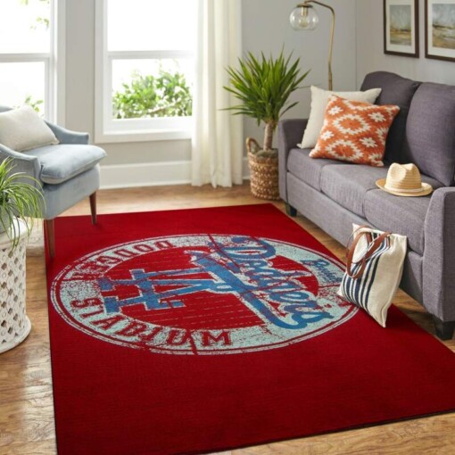 Los Angeles Dodgers Living Room Area Rug