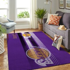 Los Angeles Lakers Living Room Area Rug