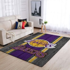 Los Angeles Lakers Living Room Area Rug