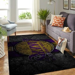 Los Angeles Lakers Living Room Area Rug