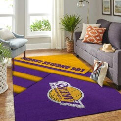 Los Angeles Lakers Living Room Area Rug