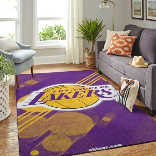 Los Angeles Lakers Living Room Area Rug