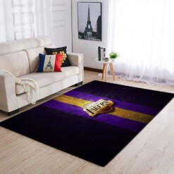 Los Angeles Lakers Living Room Area Rug