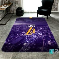 Los Angeles Lakers Living Room Area Rug