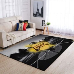 Los Angeles Lakers Living Room Area Rug