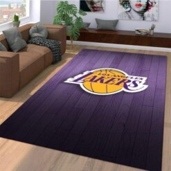 Los Angeles Lakers Living Room Area Rug