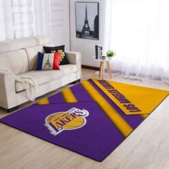 Los Angeles Lakers Living Room Area Rug