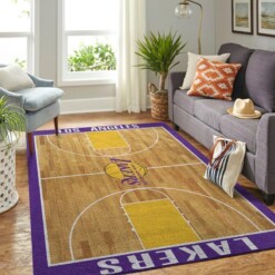 Los Angeles Lakers Living Room Area Rug