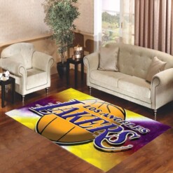 Los Angeles Lakers Living Room Area Rug