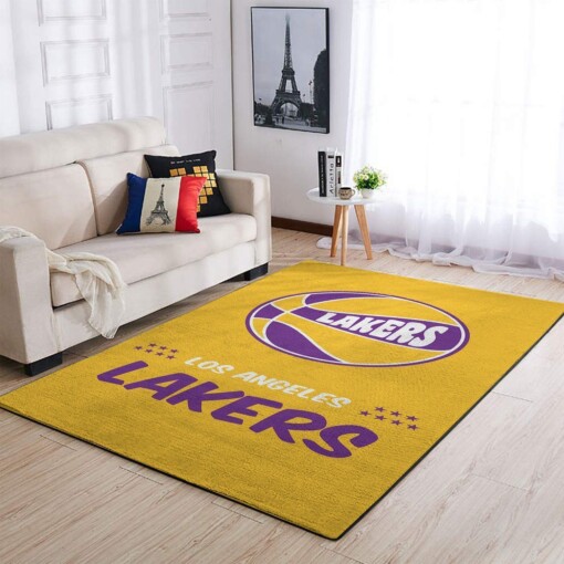 Los Angeles Lakers Living Room Area Rug