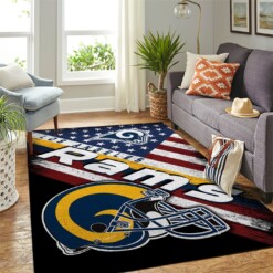 Los Angeles Rams Living Room Area Rug