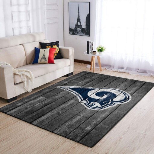 Los Angeles Rams Living Room Area Rug