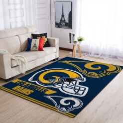 Los Angeles Rams Living Room Area Rug