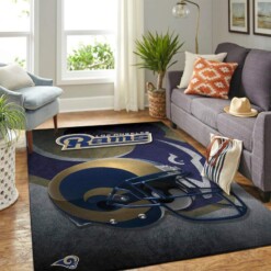 Los Angeles Rams Living Room Area Rug