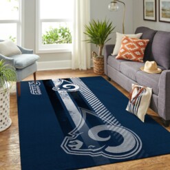 Los Angeles Rams Living Room Area Rug