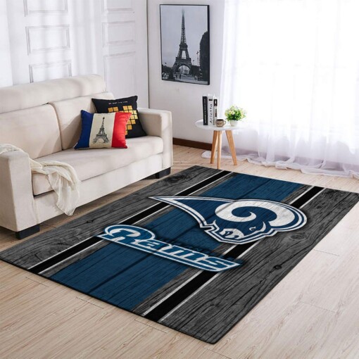 Los Angeles Rams Living Room Area Rug