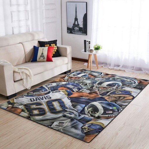 Los Angeles Rams Living Room Area Rug