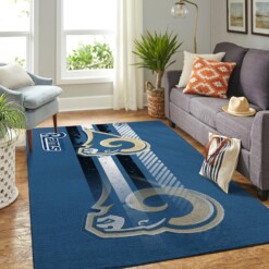 Los Angeles Rams Living Room Area Rug