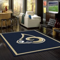 Los Angeles Rams Living Room Area Rug