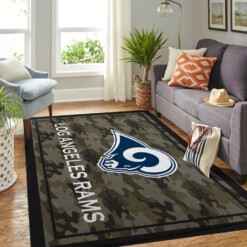 Los Angeles Rams Living Room Area Rug