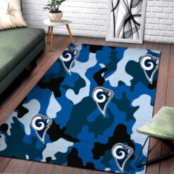 Los Angeles Rams Living Room Area Rug