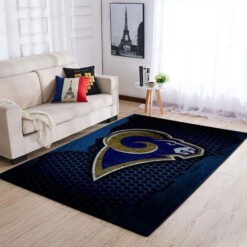 Los Angeles Rams Living Room Area Rug