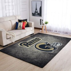 Los Angeles Rams Living Room Area Rug