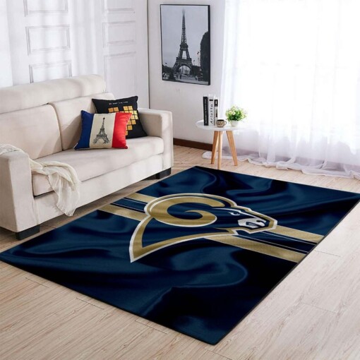 Los Angeles Rams Living Room Area Rug