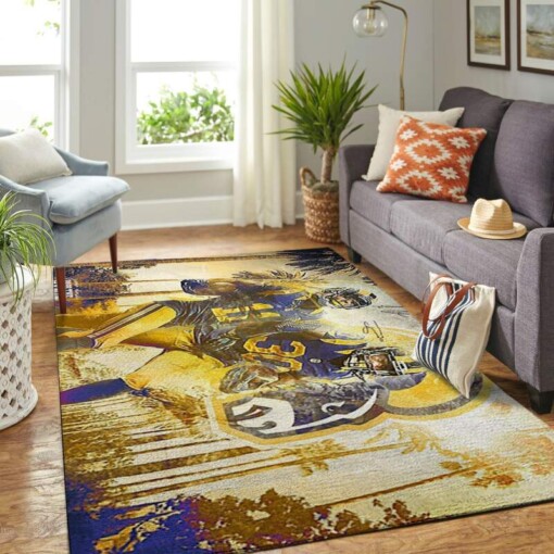 Los Angeles Rams Living Room Area Rug