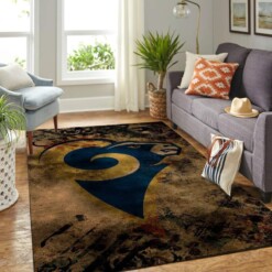 Los Angeles Rams Living Room Area Rug