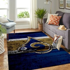 Los Angeles Rams Living Room Area Rug