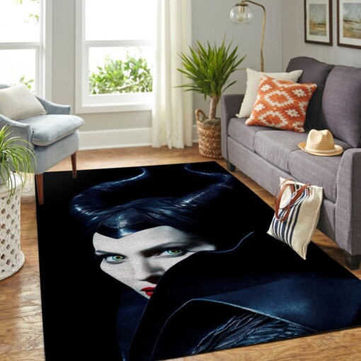 Maleficent Angela Jolie Living Room Area Rug