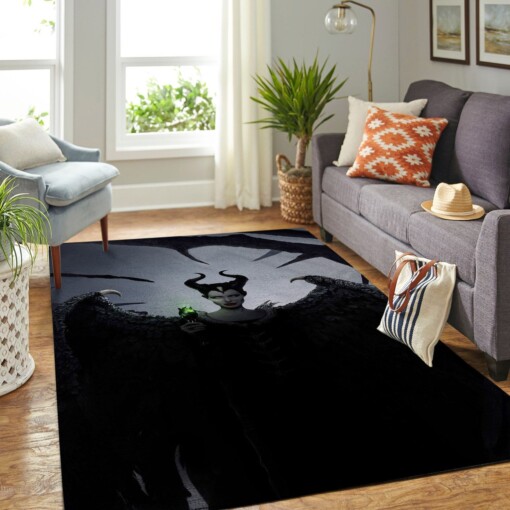 Maleficent Angela Jolie Living Room Area Rug