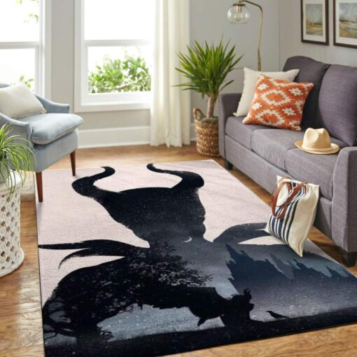 Maleficent Angela Jolie Living Room Area Rug