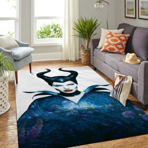 Maleficent Angela Jolie Living Room Area Rug