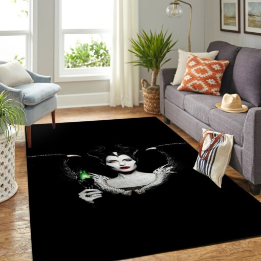 Maleficent Angela Jolie Living Room Area Rug