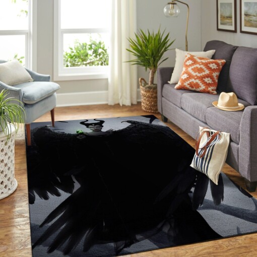 Maleficent Angela Jolie Living Room Area Rug