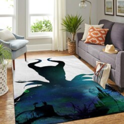 Maleficent Angela Jolie Living Room Area Rug