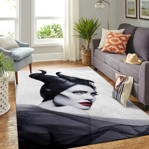 Maleficent Angela Jolie Living Room Area Rug