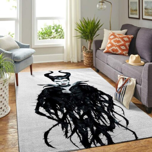 Maleficent Angela Jolie Living Room Area Rug