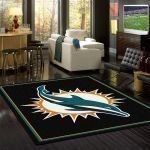 Miami Dolphins Living Room Area Rug